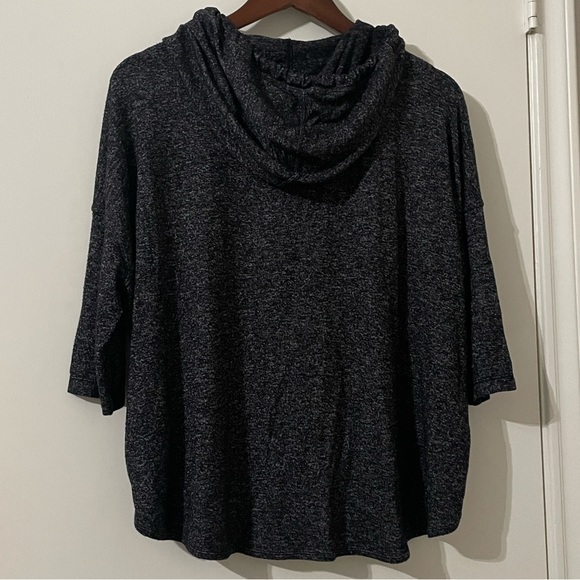 Calvin Klein Black and Gray Women's Hoodie - Picture 3 of 7